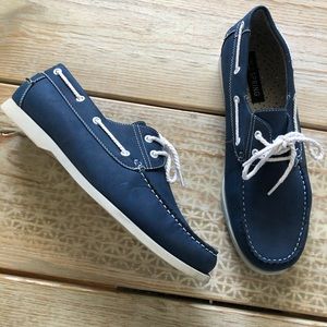 Men’s Boat Shoe blue /white
